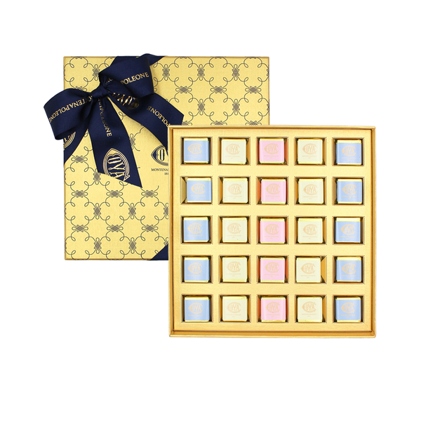 Gift Box Oro con Quadrotti