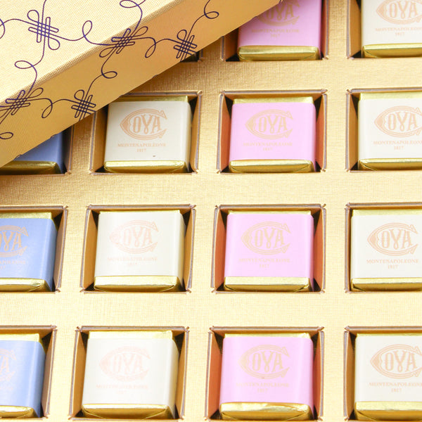 Gift Box Oro con Quadrotti