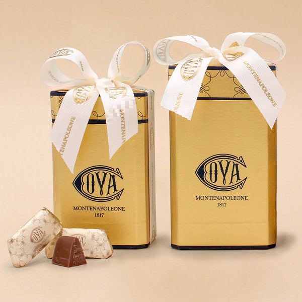 Gold Bussolotto Box with Gianduiotti 150 g.