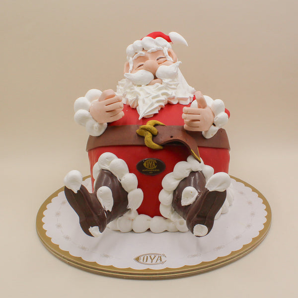 Panettone Decorato Babbo Natale Classico