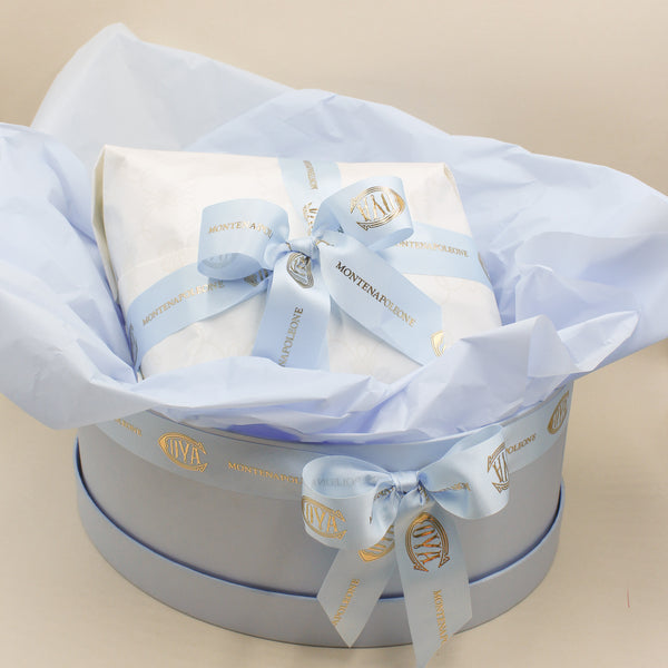 Chocolate Colomba in a Hatbox