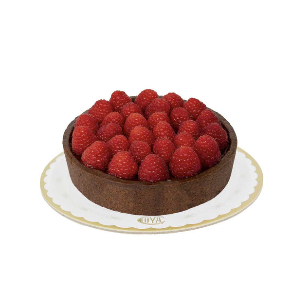 Torta cioccolato e lamponi