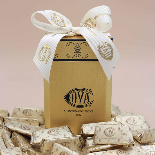 Gold Bussolotto Box with Gianduiotti 150 g.