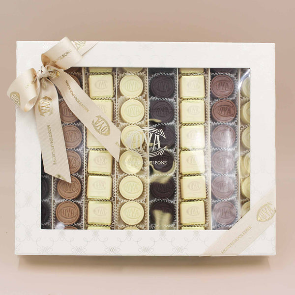 Assorted Branded Pralines and Quadrotti