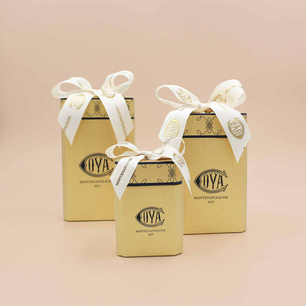 Gold Bussolotto Box with Gianduiotti 150 g.