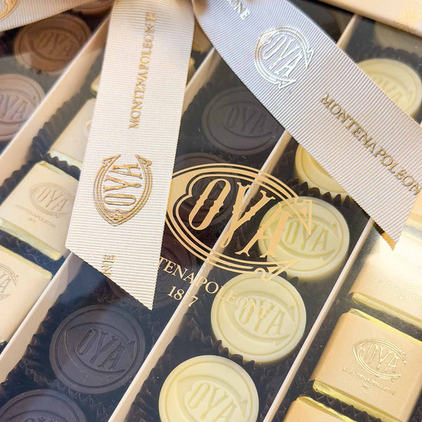 Assorted Branded Pralines and Quadrotti