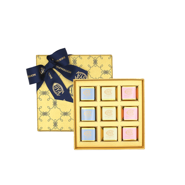 Gold Gift Box with 70g Squares