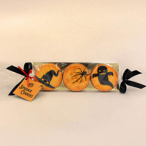 Spookie Cookies - Tris di biscotti decorati confezionati