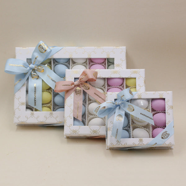 Transparent Box with Sugared Eggs gr.200