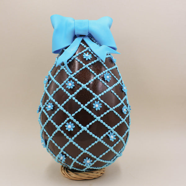 Uovo Decorato Fiocco - Disponibile solo per ritiro in negozio.