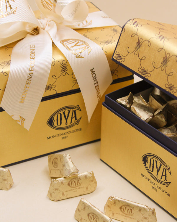 Bauletto Oro con Gianduiotti gr.500