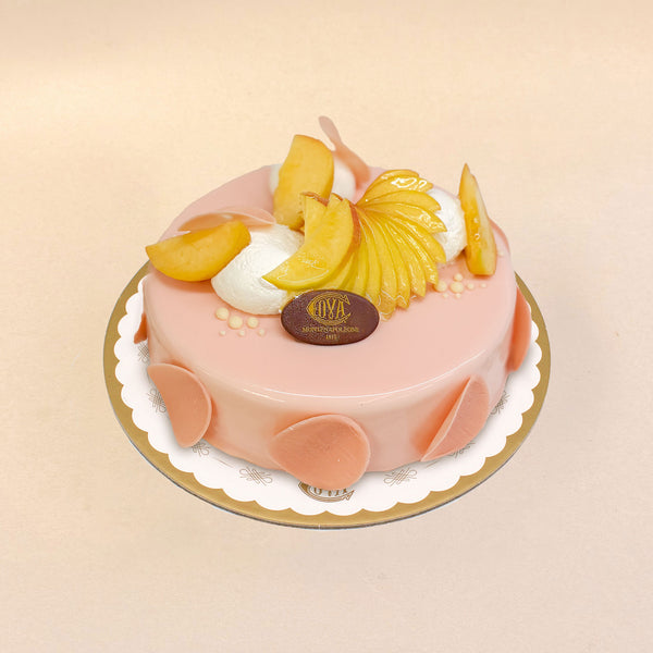 Torta Bavarese Pesca e amaretto - Solo ritiro in negozio