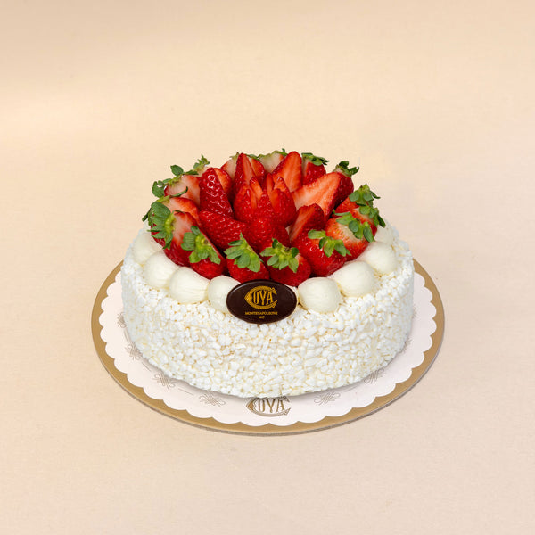 Torta Biancaneve alle Fragole - Solo ritiro in negozio