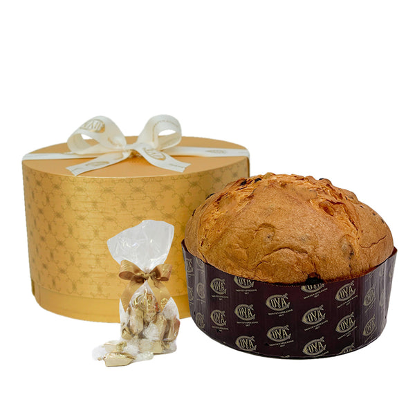 Panettone Tradizionale in Cappelliera Kg.3 con g.400 di specialità