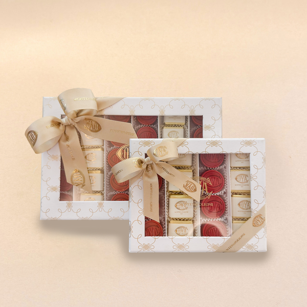 Praline Logo Cova Ripieno alla Frutta Assortite e Quadrotti