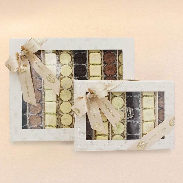 Assorted Branded Pralines and Quadrotti