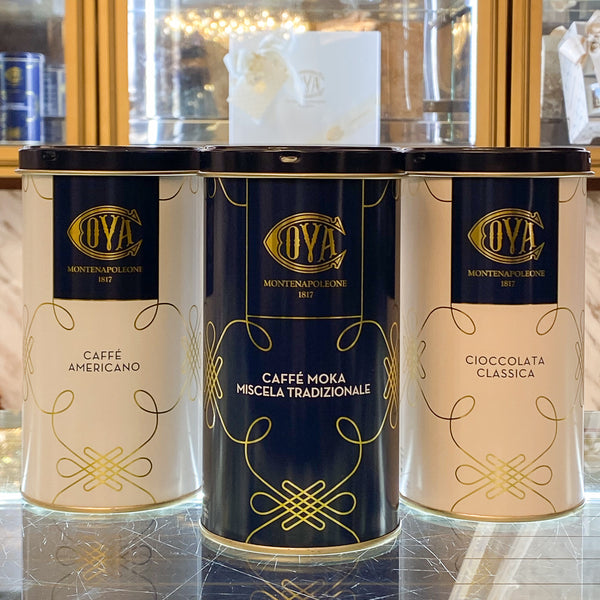 Cova Collection of Three Coffee &amp; Cocoa Cans